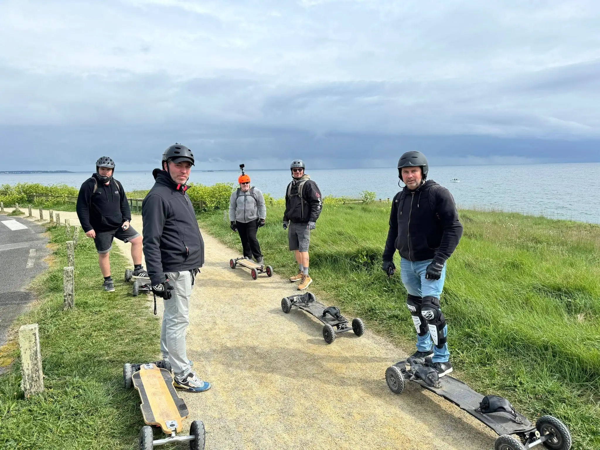 Riders bord de mer skate électrique