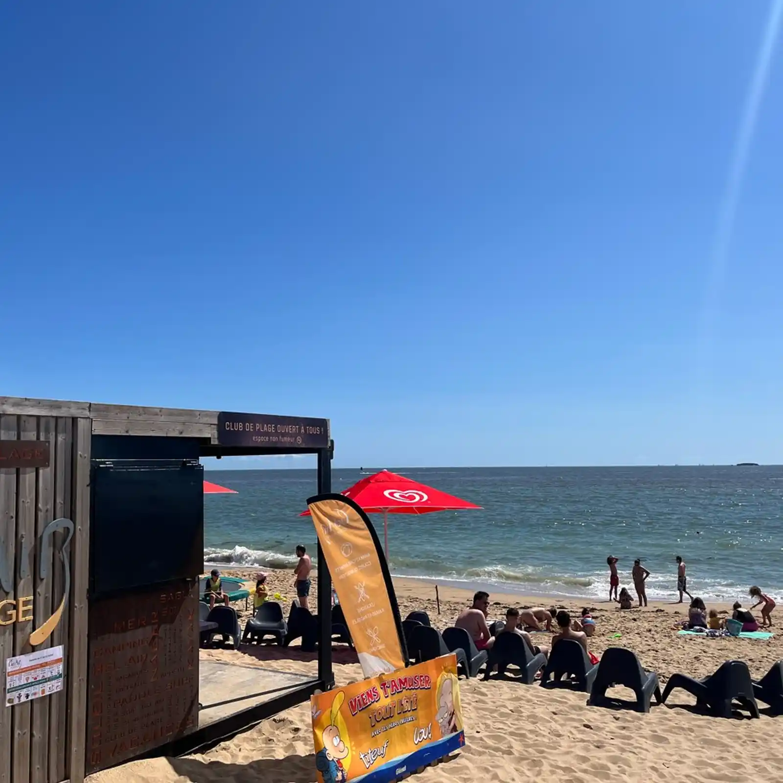 Plage Pornichet vue mer