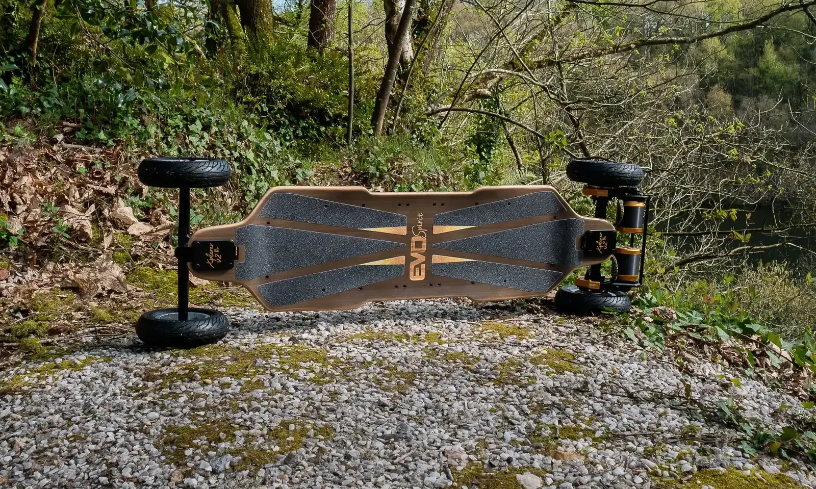 Skateboard électrique Xplorer V2 Pro tout-terrain Gear Drive Gold