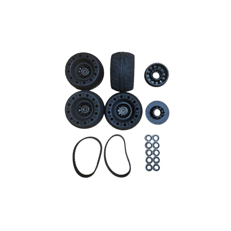 [EVO-PACK-436] KIT DE CONVERSION STREET ROUES SOFT RUBBER - XPLORER V2